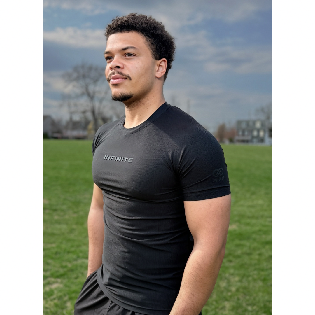 Infinite Midnight Black FlexFit T-Shirt