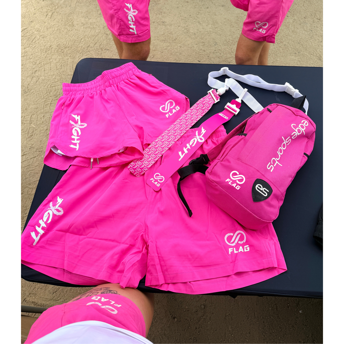Edge Sports x Infinite Flag: PINK OCTOBER SLING BAG