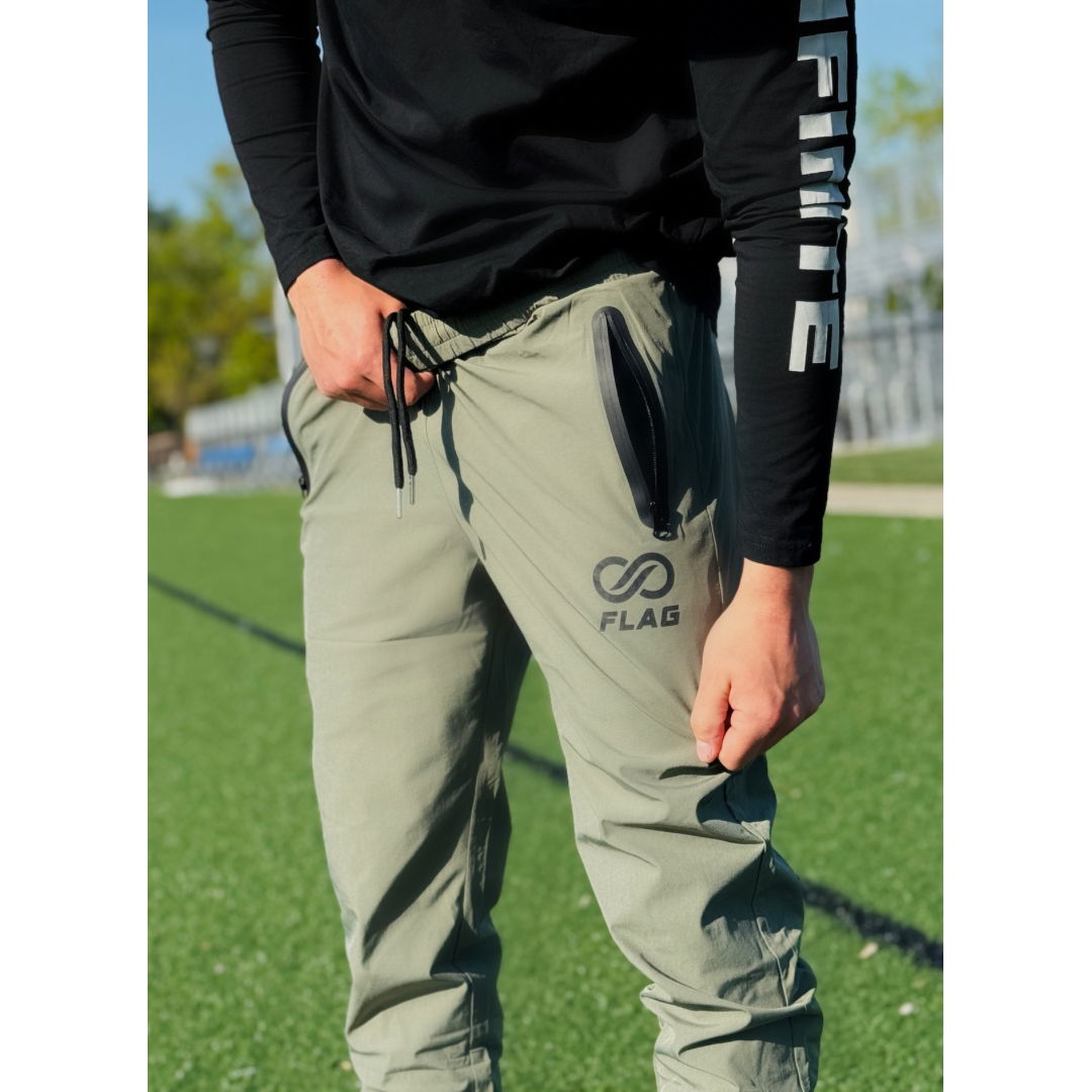 INFINITE Dusty Green Performance Joggers