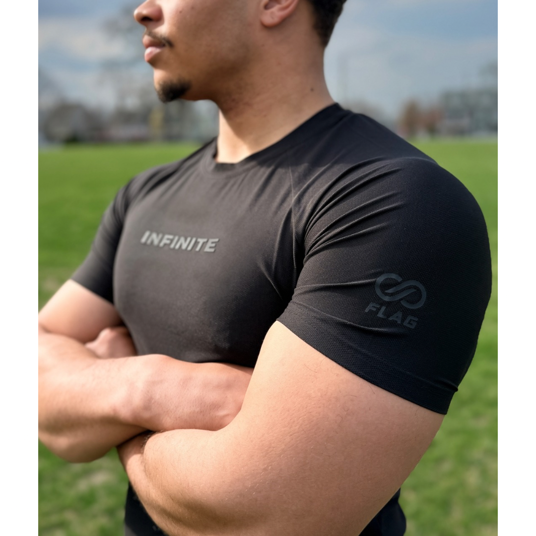 Infinite Midnight Black FlexFit T-Shirt
