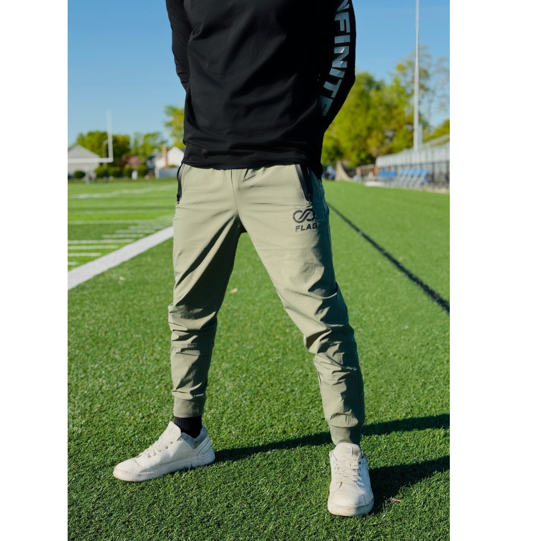 INFINITE Dusty Green Performance Joggers