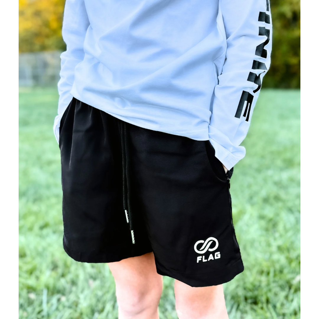Midnight Black Shorts (Youth)