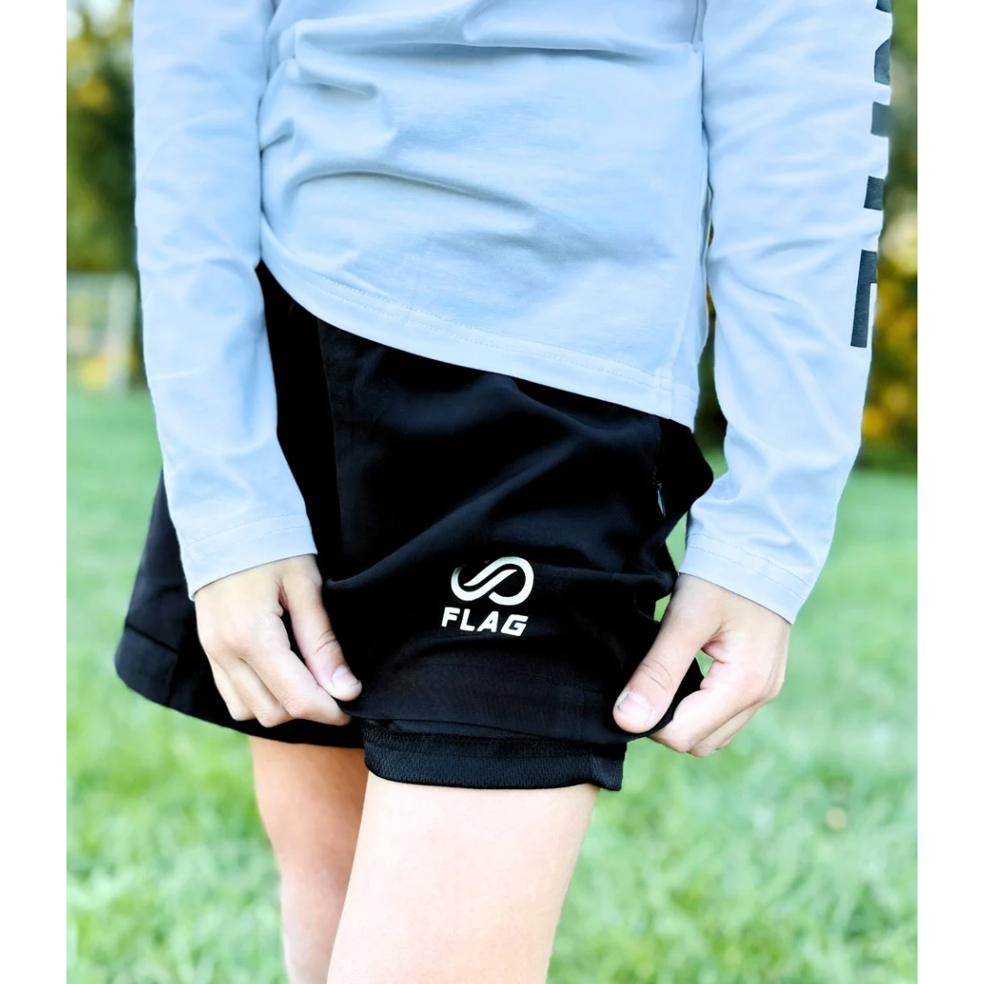 Midnight Black Shorts (Youth)