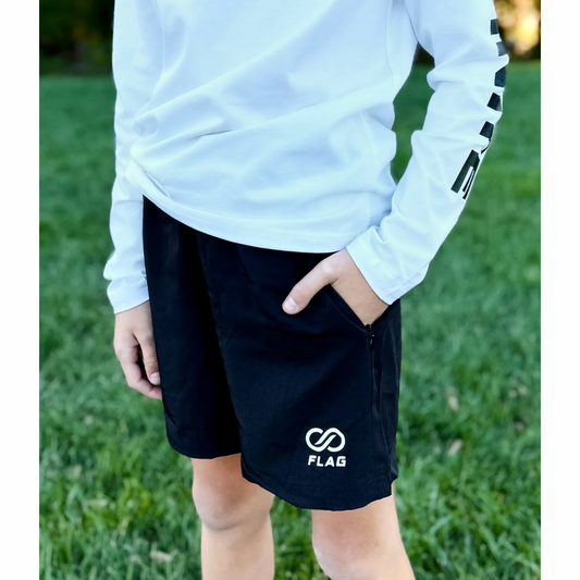 Midnight Black Shorts (Youth)