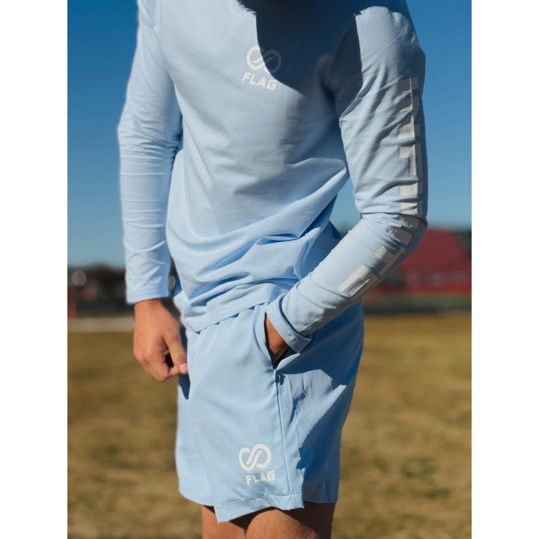 Ice Blue Shorts 5.5