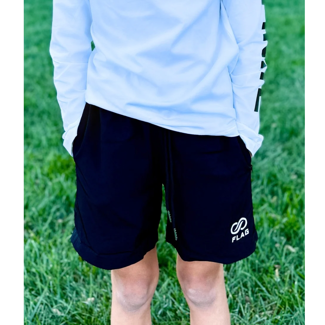 Midnight Black Shorts (Youth)