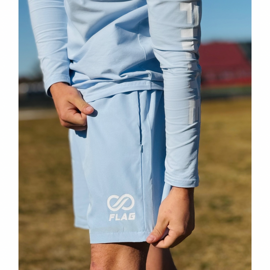 Ice Blue Shorts 5.5