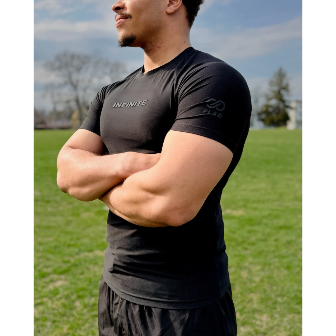Infinite Midnight Black FlexFit T-Shirt