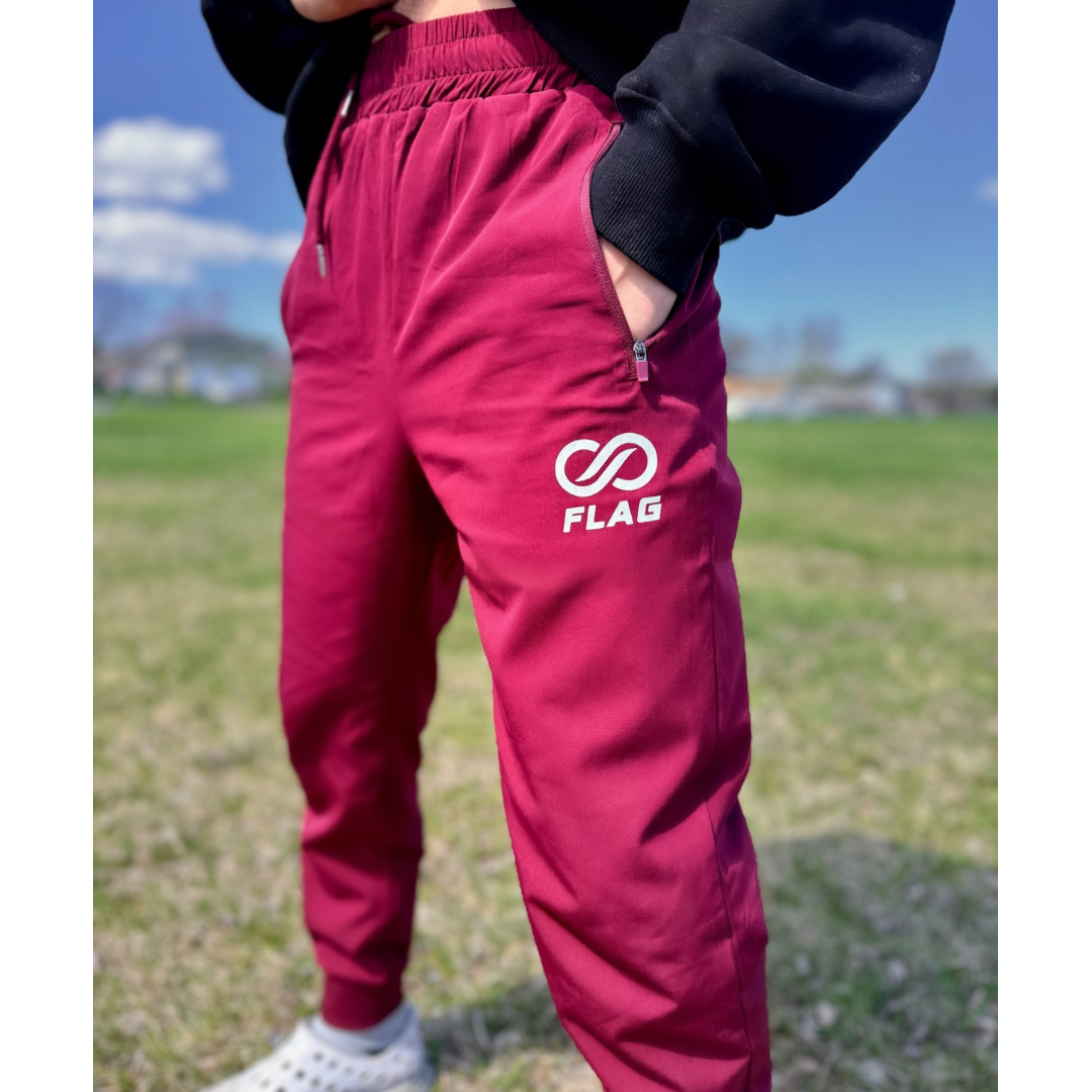 INFINITE Crimson Red 2.0 Performance Joggers
