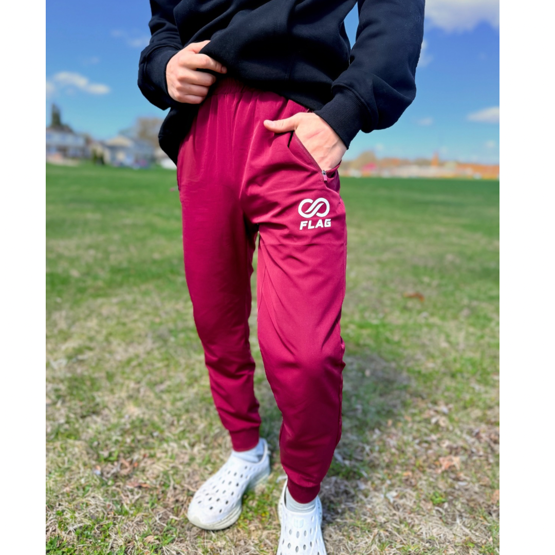 INFINITE Crimson Red 2.0 Performance Joggers