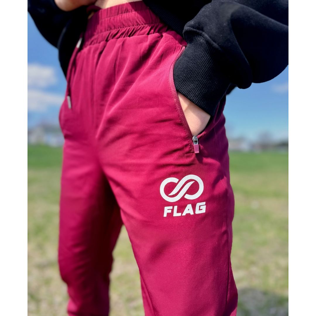 INFINITE Crimson Red 2.0 Performance Joggers