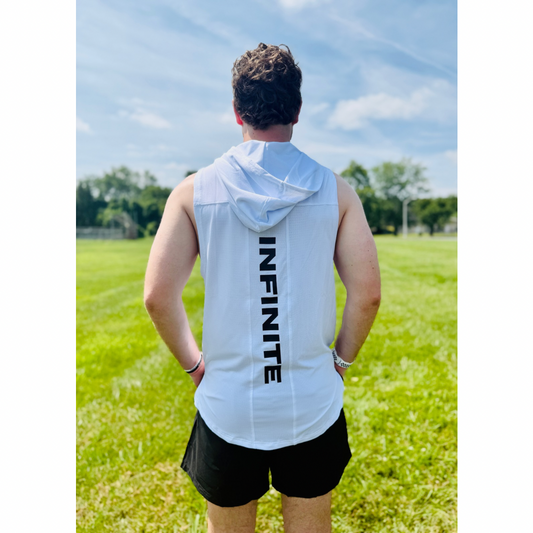 INFINITE White Out Sleeveless Hoodie