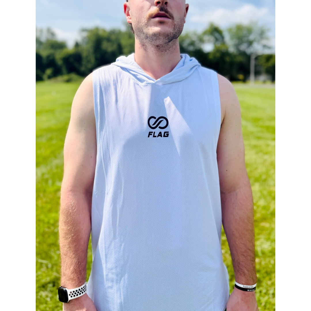INFINITE White Out Sleeveless Hoodie